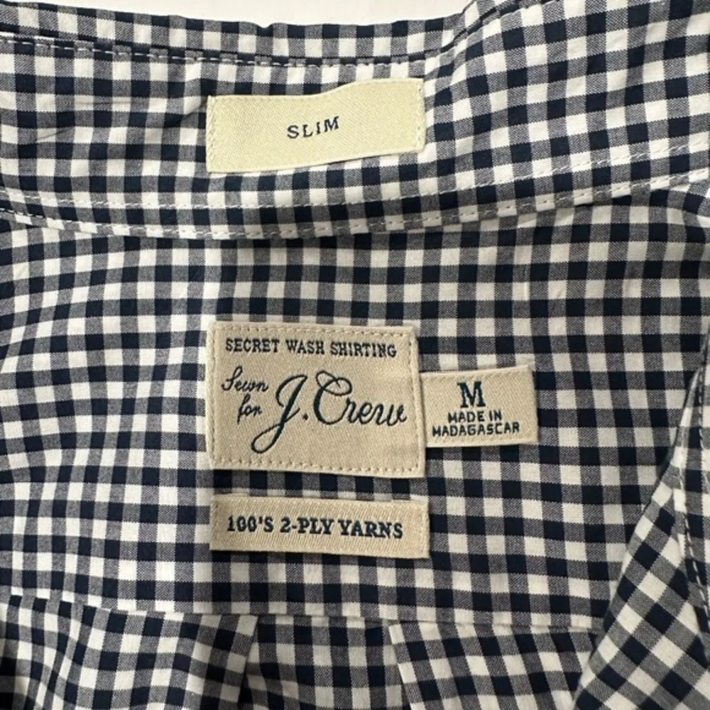 J Crew Plaid‎ Shirt - Size M.